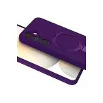 Samsung Galaxy A16 5g Regal Magsafe Standlı Kapak - Derin Mor-4