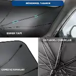 Honda City, Opel Astra, Peugeot 308, Citroen C4, Fiat Linea Uyumlu Oto Şemsiye-2