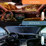 Honda City, Opel Astra, Peugeot 308, Citroen C4, Fiat Linea Uyumlu Oto Şemsiye-3