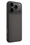 Apple iPhone 17 Pro Max Nano içi Kadife Silikon - Gri-5