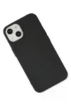 Apple iPhone 14 Plus Kılıf Nano içi Kadife Silikon - Siyah-3