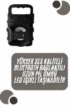 Kablosuz Bluetooth Hoparlör Ses Bombası RGB Işıklı Taşınabilir Yüksek Ses Kaliteli-1