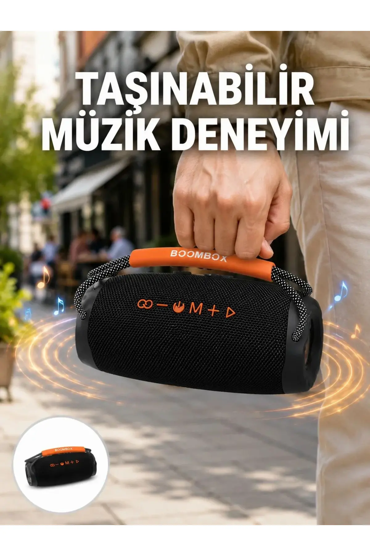 Bluetooth 5.1 Kablosuz Hoparlör Derin Bas RGB Işıklı Yeni Nesil