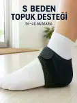 Topuk Koruyucu Destek Çorabı S Beden 36-40 Numara Cırtlı Esnek Tasarım-1