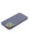 Apple iPhone 12 Pro Renkli Kamera Lens Koruma Cam - Sarı-Turuncu-2