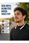 Uzun Süre Dayanıklı Manyetik Başlıklı Bluetooth Kulaklık-2