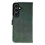 Samsung Galaxy S26 Plus Trend S Plus Kapaklı Kılıf - Yeşil-3