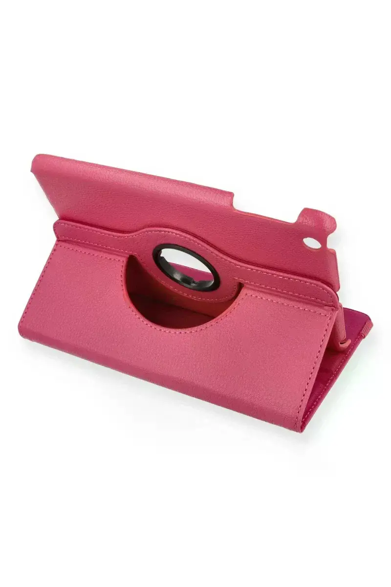 Apple iPad Mini 1 Kılıf 360 Tablet Deri Kılıf - Pembe
