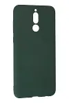 Huawei Mate 10 Lite Kılıf Nano içi Kadife Silikon - Koyu Yeşil-3
