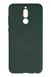 Huawei Mate 10 Lite Kılıf Nano içi Kadife Silikon - Koyu Yeşil-1