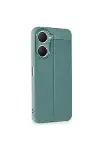Vivo Y18 Kılıf Auto Focus Kapak - Koyu Yeşil-3