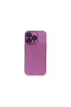 Apple iPhone 14 Pro Kılıf Armada Lensli Kapak - Mor-2