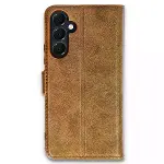 Samsung Galaxy A05s Kılıf Trend S Plus Kapaklı Kılıf - Taba-1