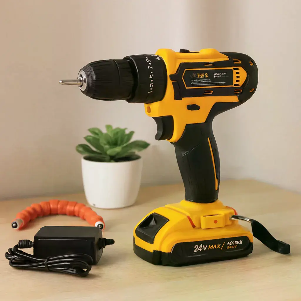 Şarjlı Matkap Seti 24W 1350 RPM Çantalı