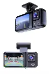 DVR Araç İçi Kamera Ön ve İç Kamera 2 İnç Ekranlı Çift Kamera-2