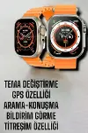 Suya ve Toza Dayanıklı 45 MM Akıllı Saat Bildirim ve Cevapsız Çağrı Görüntüleme-3