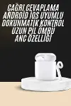 2. Nesil Bluetooth Android ve İOS Uyumlu Kablosuz Kulaklık Çağrı Cevaplama-2
