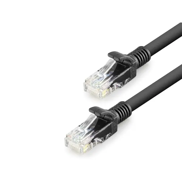 Cat6 Ethernet Patch Kablosu 1 Gbps 250 Mhz 15 M Siyah HDX5074