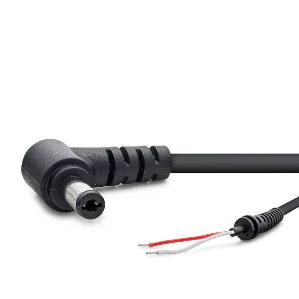 Laptop Adaptör Dc Jack Kablosu 5.5x2.5 Mm L Tip 1.2 M 90W Siyah HDX5537