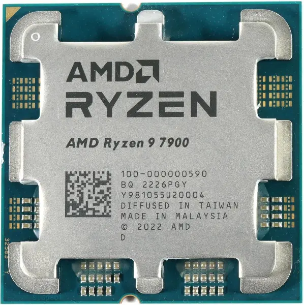 Ryzen 9 7900 3.70GHz 12 Çekirdek Tray İşlemci