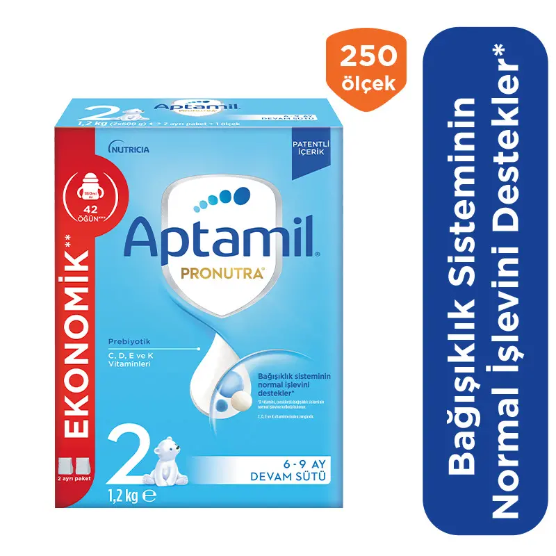 Aptamil Devam Sütü Maması No2 6-9 Ay 1200 Gr