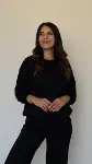 Kadın Uzun Kollu Bisiklet Yaka Viskon Iki Iplik Bluz Ve Pantolon Ikili Takım-2