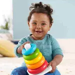 GRF09 Fisher-Price Doğa Dostu Renkli Halkalar-5