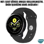 Xiaomi Watch 5 için Silicone Sport Band Siyah [Watch 5 ile Uyumlu Kordon - Siyah]-2