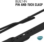 Xiaomi Watch 5 için Silicone Sport Band Siyah [Watch 5 ile Uyumlu Kordon - Siyah]-4