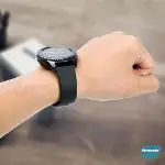 Xiaomi Watch 5 için Silicone Sport Band Siyah [Watch 5 ile Uyumlu Kordon - Siyah]-7