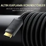 4K 30Hz Mini DisplayPort to HDMI Dönüştürücü Kablo 3 Metre-2