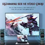 4K 30Hz Mini DisplayPort to HDMI Dönüştürücü Kablo 3 Metre-4