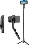 L12d Işıklı Selfie Çubuğu Uzaktan Kumandalı 116 Cm Tripod Özçekim Alüminyum Masa Üstü Tripod-3