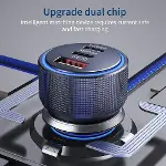Hepu Hp-780 105 Watt Araç Içi Şarj Cihazı 3.1A Pd 45 Watt Fast Hızlı Şarj Aleti Metal Çakmaklık Şarj-5