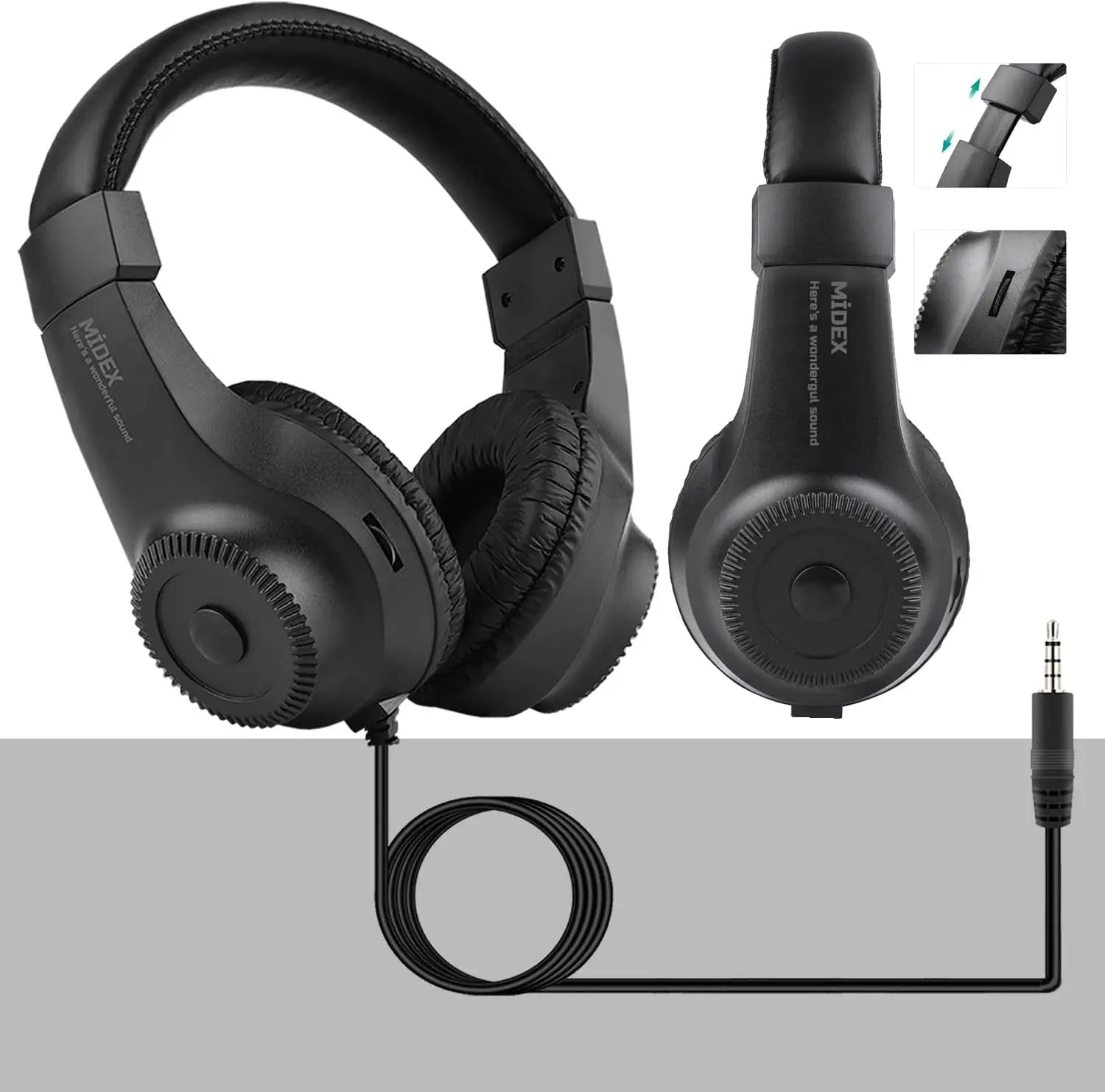 RS-10 Stereo Kulaklık 50mm Sürücü 32 Ohm Çok Amaçlı Stüdyo Referans Dinleme DJ