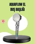 Basınçlı El Duşu Başlığı – Döner Pervaneli, Göz Kamaştıran Yağmur Etkisi-1