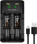 Batteries G32C 2’li AA/AAA/C/D Pil Şarj Aleti + 2 Adet Pro HR14 C Orta Boy 5000 mAh 1.2V Ni-MH Şarj-1