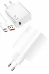 Beyaz Ultra Plus Hızlı Şarj Seti Şarj Adaptörü ve Kablosu 67W-3