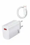 Beyaz Ultra Plus Hızlı Şarj Seti Şarj Adaptörü ve Kablosu 67W-4