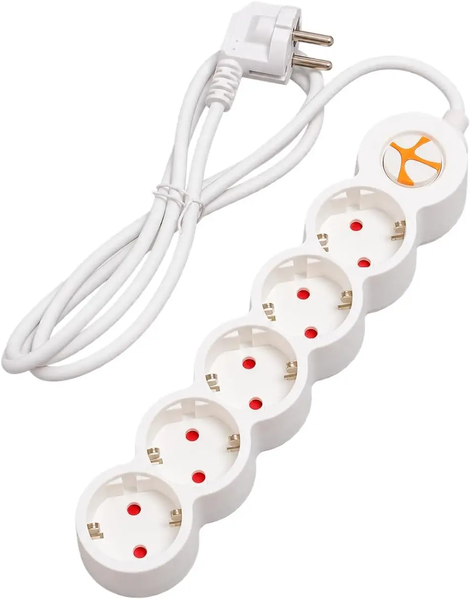 Tunçmatik Powerstrip 5 Beşli Anahtarlı Grup Priz 1.5M