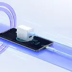 Explorer Serisi Hızlı Şarj Kablosu Akıllı Sıcaklık Kontrolü USB to Type-C 100W, 1m, Mavi-7
