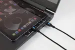 Coral USB A-C Hızlı Şarj Kablosu (Siyah + Mavi/Siyah Uç) (120 CM)-4