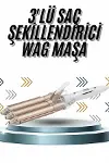 Wag Maşa Profesyonel Saç Şekillendirici İyon Özellikli Isı Kademeli-2