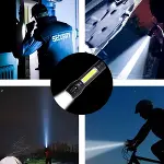 Kutulu Mini El Feneri – Taşınabilir LED Kamp ve Acil Durum El Lambası Plastik Gövde-4