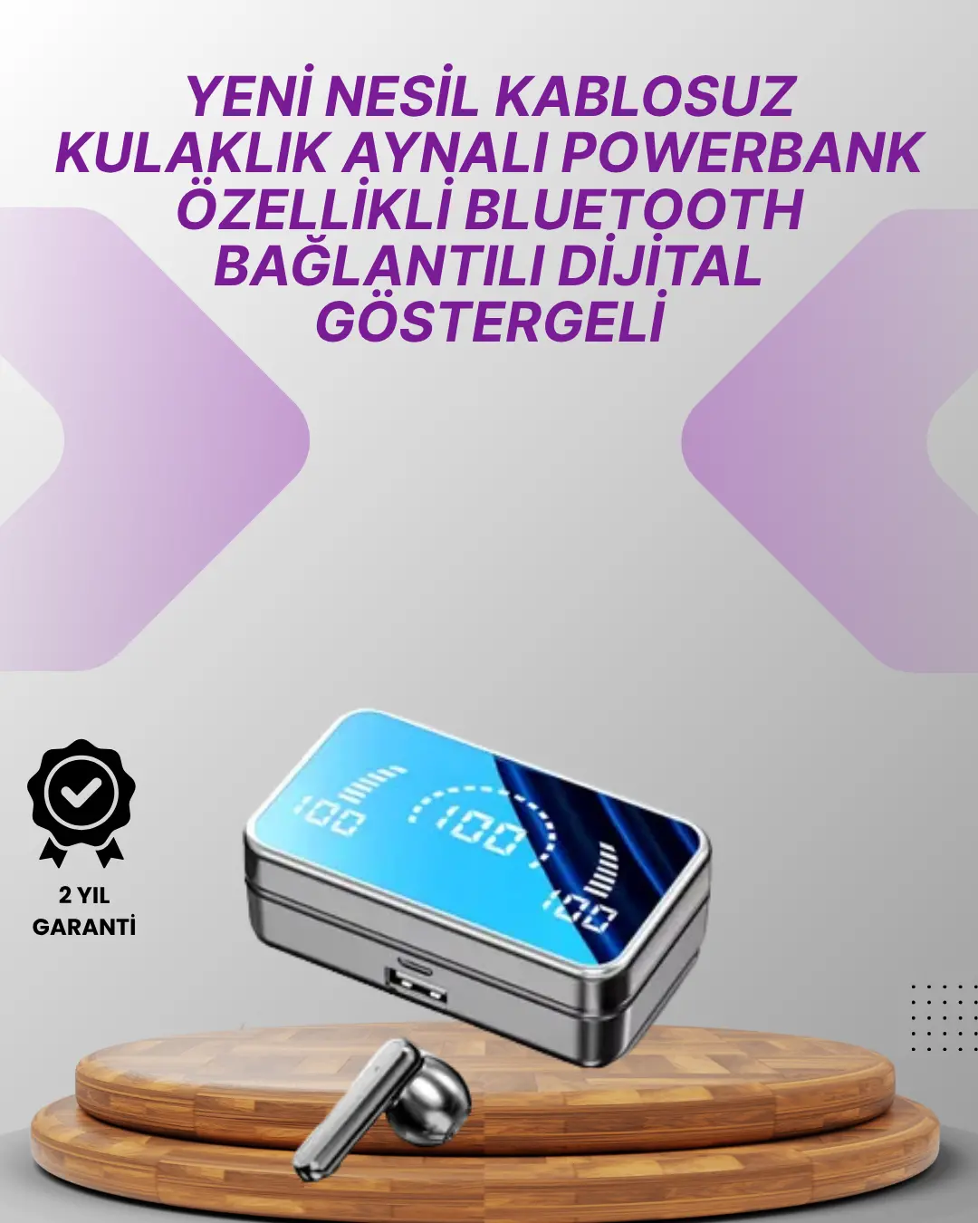 S20 Kablosuz Kulaklık – 360° Surround Stereo Ses Sistemi ile Derin Ses Deneyimi