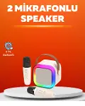 Ses Efektli Mikrofonlu Kablosuz Karaoke Sistemi-1
