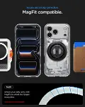 iPhone 18 Pro / 17 Pro ile Uyumlu MagSafe Kılıf Ultra Hybrid Mag Fit Zero One White - ACS10071-5
