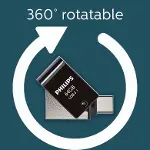 64GB OTG Dual Drive Type-C ve USB Flash Bellek-7