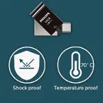 64GB OTG Dual Drive Type-C ve USB Flash Bellek-8