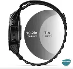 Amazfit Bip 5 için Kordon Alpine Loop Siyah [Bip 5 ile Uyumlu Kordon - Siyah]-6